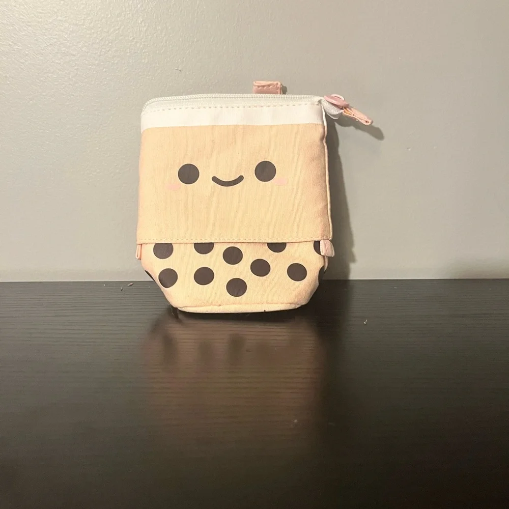 Cute Boba Tea Pencil Pouch